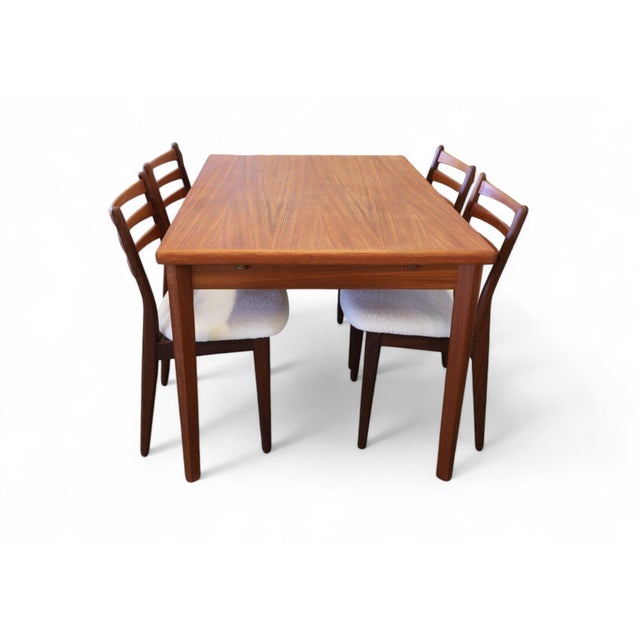 Brown Dining Table in Teak from BRDR Furbo Spottrup, 1960s For Sale - Image 8 of 14