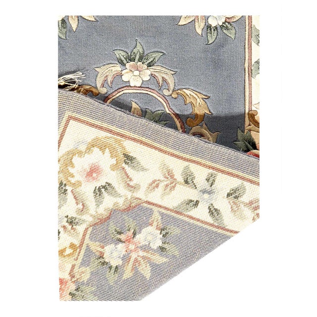 Delight in the plush ART silk of this Chinese Aubusson Oriental rug. This ART silk rug is hand-knotted for durability, and...