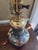 Vintage Pewter & Brass Asian Chinoiserie Jar Lamp For Sale In Indianapolis - Image 6 of 11