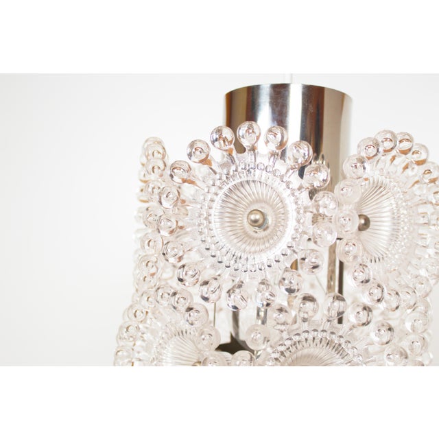 1970s Vintage Chrome Pendant Lamp from Sölken Leuchten, 1970s For Sale - Image 5 of 9