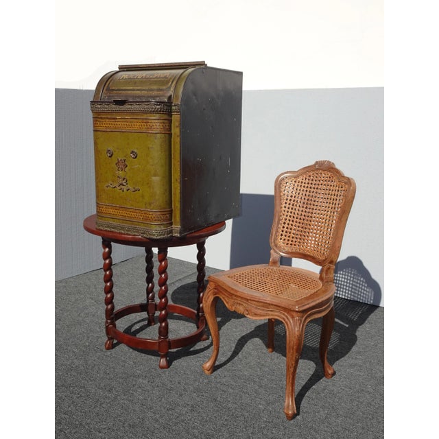 What a Unique Find. This is an Original and Rare Coffee Bin by Henry Troemner of Philadelphia Pa Toleware in American...