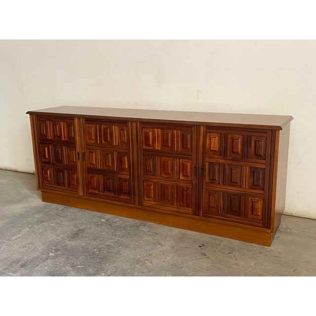 Brutalist Vintage Brutalist Spanish Sideboard 1960s For Sale - Image 3 of 7