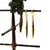 Metal Vintage 18k Gold Tiffany & Co. Feather Drop Earrings, Pair For Sale - Image 7 of 9