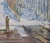 1970s Ukrainian Impressionism: Winter Landscape Oil Painting 59-69 For Sale - Image 6 of 6