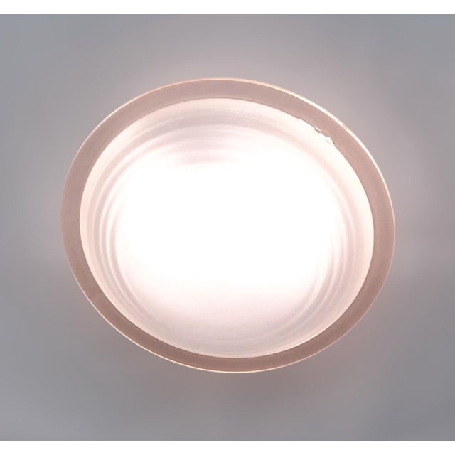 1960s 1960s Milky White Murano Flush Mount For Sale - Image 5 of 8