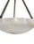 Charcoal 1930s French Art Deco Alabaster Pendant Light, White W/ Charcoal Grey Veining For Sale - Image 8 of 17