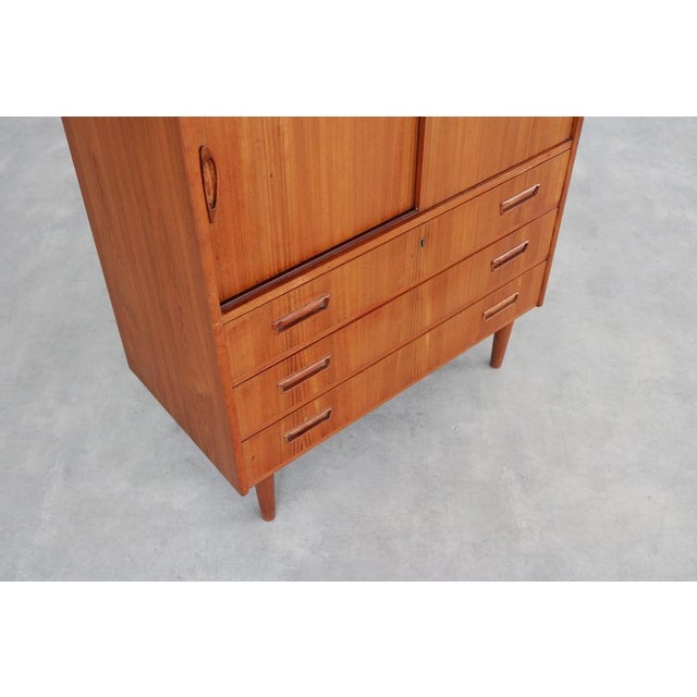 1960s Vintage Danish Cabinet in Teak, 1960s For Sale - Image 5 of 8