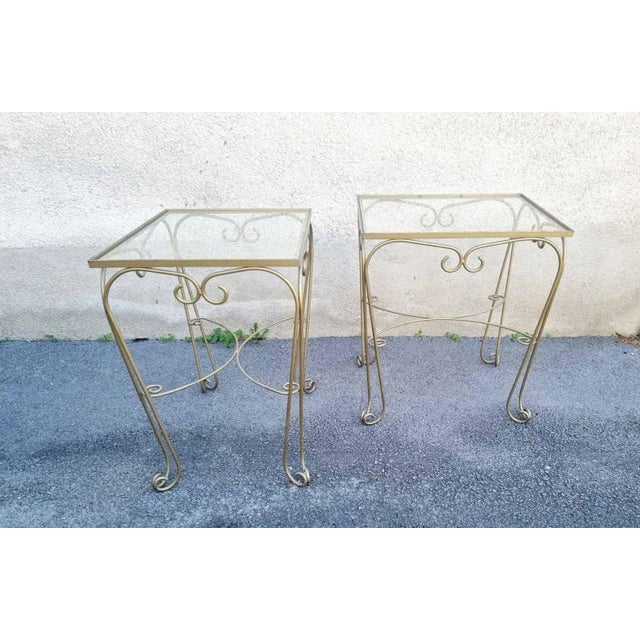 Mid-Century Modern Side Tables, France, 1960s, Set of 2 For Sale - Image 4 of 14