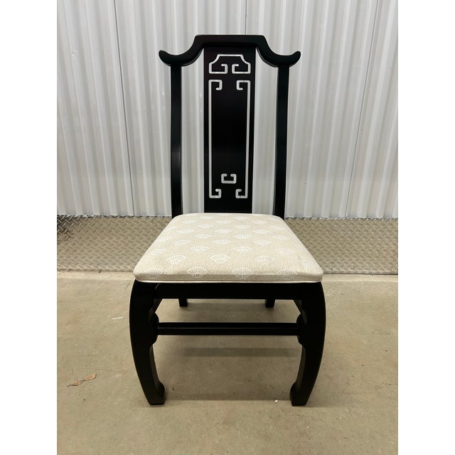 Wood Vintage Chinoiserie Fishbowl Dining Set For Sale - Image 7 of 8