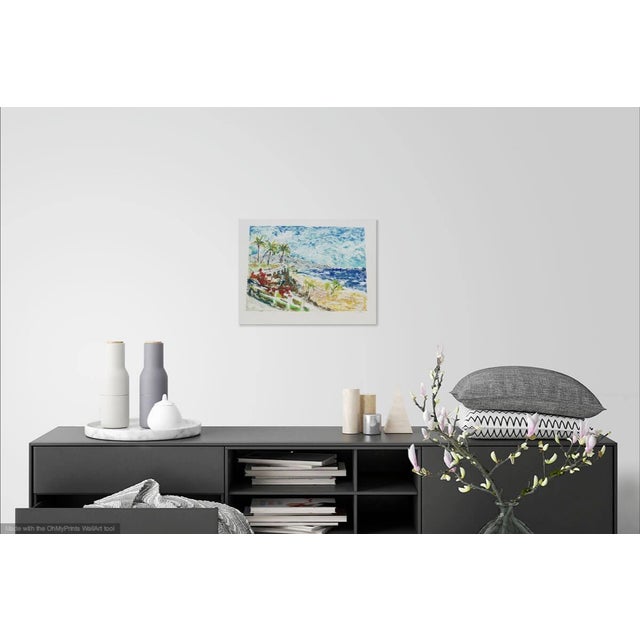 "Sunset on the Pacific Ocean" Contemporary Landscape Print by Martha Holden For Sale - Image 4 of 5