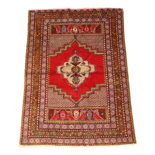 Vintage Turkish Kirsehir Rug For Sale