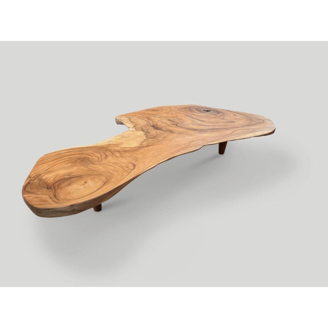 Contemporary Andrianna Shamaris Impressive Live Edge Coffee Table For Sale - Image 3 of 5