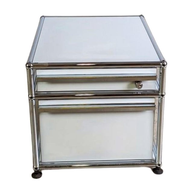 Small White Fritz Office Cabinet from USM Haller For Sale - Image 9 of 9