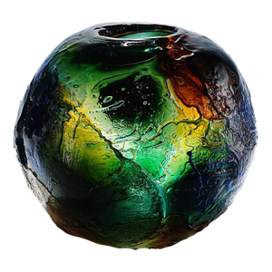 Large Spherical Vase Geacolor by Gae Aulenti for Venini, Murano, 1995