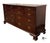 American Vintage Craftique Chippendale Style Solid Mahogany Dresser For Sale - Image 3 of 12