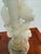 Stone Vintage Carved Italian Alabaster Table Lamp For Sale - Image 7 of 12