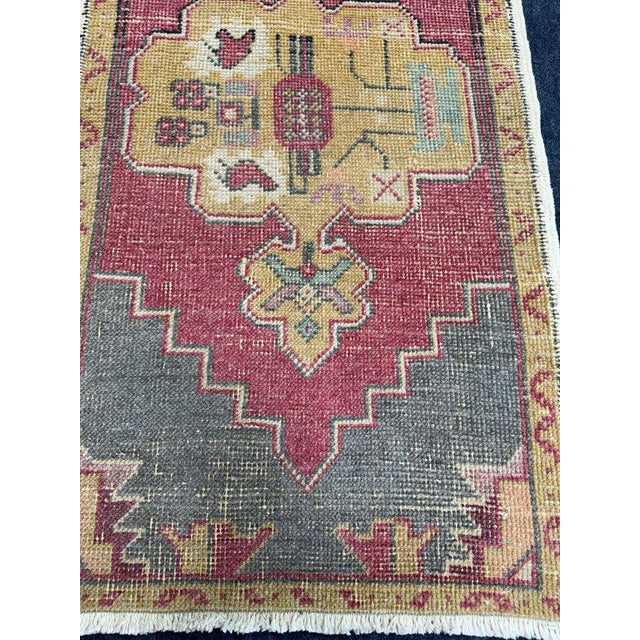 Contemporary Turkish Yastik Rug 1'11" x 3'7" For Sale - Image 3 of 5