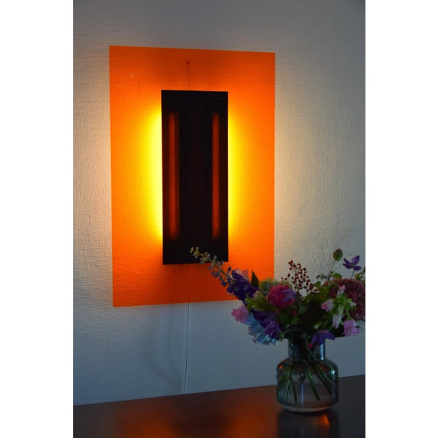 Italian Sculptural Light Panel by Johanna Grawunder, 1980 For Sale - Image 9 of 10