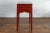 Chinese Vintage Red Lacquer Carved Spandrel 3-Drawer Console Table For Sale - Image 4 of 13