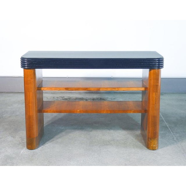 Italian Art Deco Wooden Console Table, 1930s For Sale - Image 11 of 18