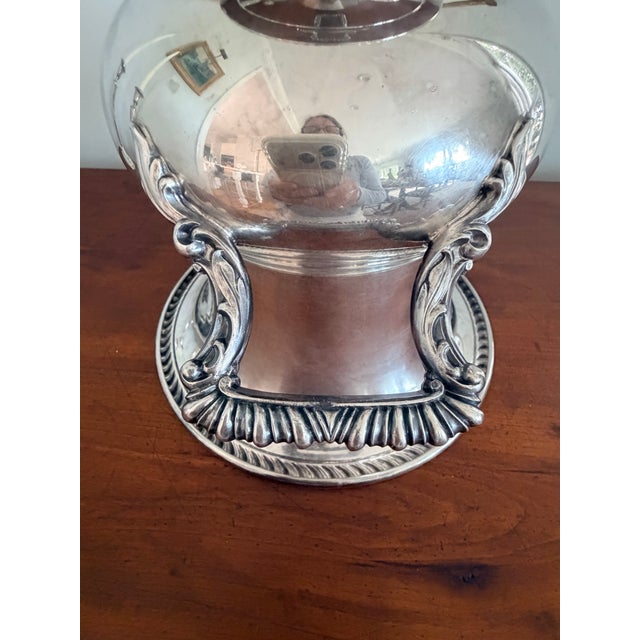 Silver Vintage Silverplate Champagne Bucket For Sale - Image 8 of 11