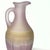 Frosted Mauve Art Glass Shot Glasses and Decanter - Set of 7 For Sale In Miami - Image 6 of 7