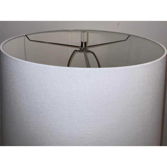 2020s Murano Style Blue Art Glass Table Lamp For Sale - Image 5 of 6