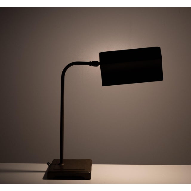 Vintage Bronze Desk Lamp from Herda, Holland, 1970s For Sale - Image 10 of 12