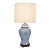 Late 20th Century Blue & White Ceramic Ginger Jar Table Lamp For Sale