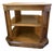 Vintage 1960s Mid-Century Octagonal Two-Tiered Commode Drum End Table For Sale