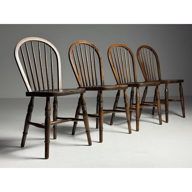 Windsor Chairs, 1960s, Set of 4 For Sale - Image 6 of 18