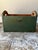 Vintage Country Rustic Sage Green Pine Magazine Crate With Heart Cutouts For Sale - Image 9 of 12
