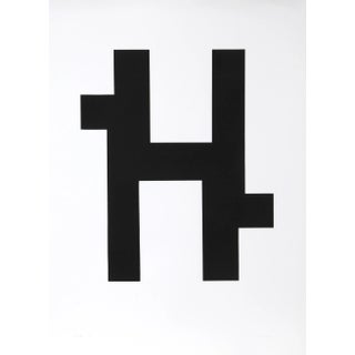 Ss-2-78, Nassos Daphnis Screenprint, Signed and Numbered in Pencil For Sale