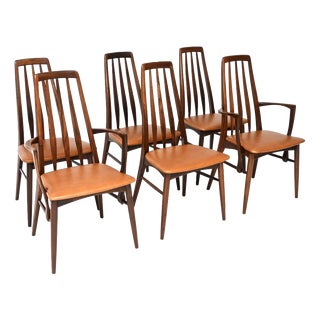 Vintage Danish Dining Chairs by Niels Koefoed for Koefoeds Hornslet, 1960, Set of 6 For Sale