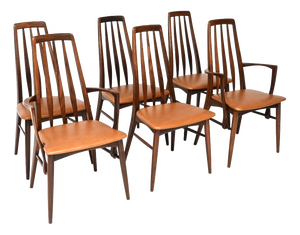 Vintage Danish Dining Chairs by Niels Koefoed for Koefoeds Hornslet, 1960, Set of 6
