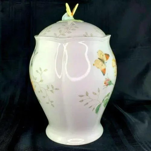 2000 - 2009 2000s Medium Lenox Butterfly Meadows Canister Cookie Jar For Sale - Image 5 of 10