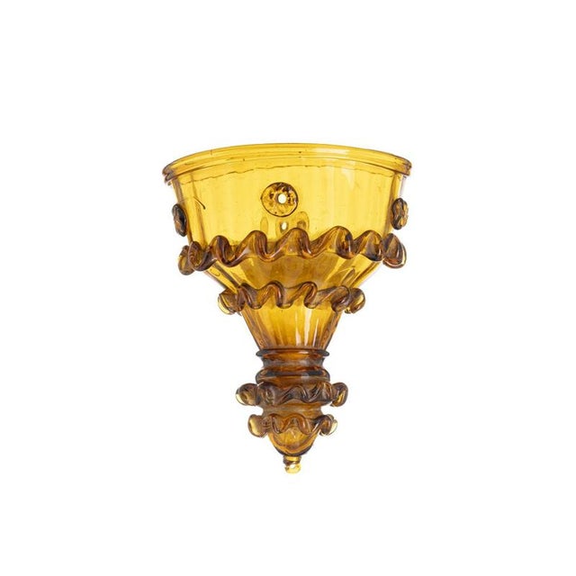 19th Century Glass Wall Flower Pot For Sale - Image 6 of 6