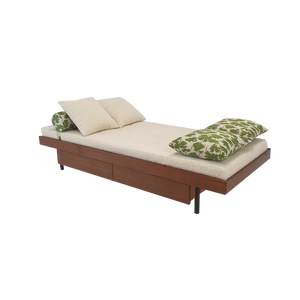 Mid-Century Teak Daybed with Dedar Cushions, 1960s