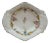 Antique Coalport Kings Ware Scalloped Floral Compote Dish Shallow Bowl 12" For Sale