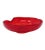 Mid-Century Modern 1960s Ruby Red Hand-Blown Glass Ashtray For Sale - Image 3 of 8
