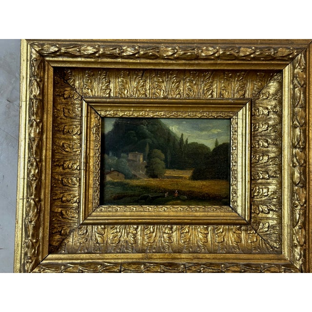 Wood Landscape Composition, 1900, Oil Painting on Canvas, Framed For Sale - Image 7 of 9