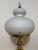 Vintage Table Lamp in Polished Brass with Frosted Glass Dome from Peill & Putzler, 1960s For Sale - Image 6 of 8