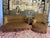 Textile Set of English Sofa and Basket Armchair For Sale - Image 7 of 7