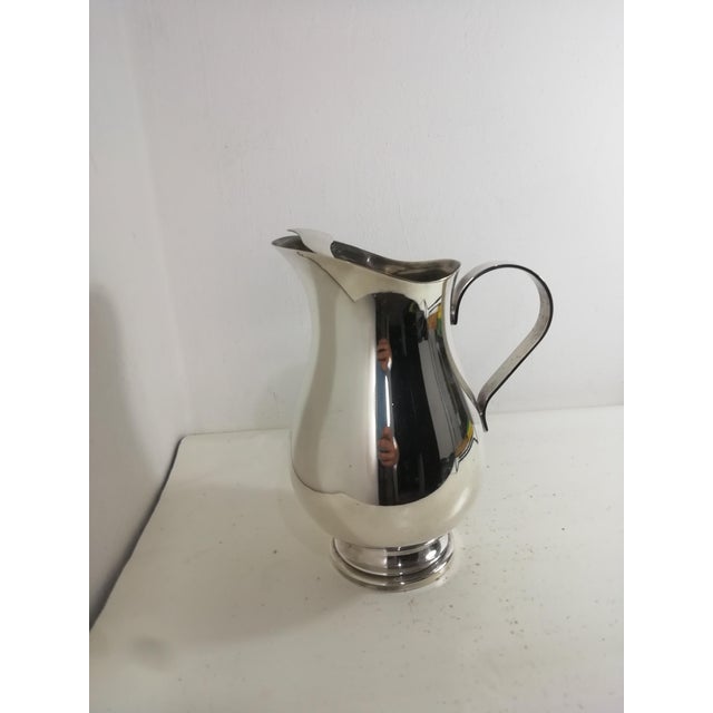 Silver Silver Metal Jug from Fleuron, 1960s For Sale - Image 8 of 8