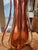 Italian 17” Flavio Poli for Seguso Sommerso Glass Vase - Amber to Ruby - 8lbs For Sale - Image 3 of 6