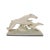 Alabaster 1930s French Art Deco Greyhound Couple Sculpture by Charles Lemanceau For Sale - Image 8 of 8