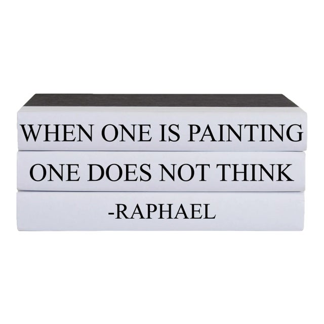 Decorative Books - Quote Book Stack - "Painting" For Sale
