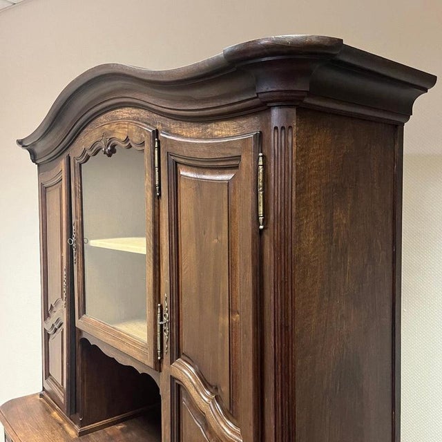 Antique Louis Philippe Walnut Cupboard, France, 1900s For Sale - Image 3 of 15