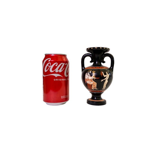 Mid 20th Century Greek Pottery Urn Depicting "The Assembly of the Gods to the Mountain Olympus" For Sale - Image 9 of 9