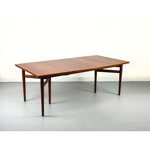 Model 201 Dining Table in Teak by Arne Vodder for Sibast, 1960s For Sale - Image 9 of 18